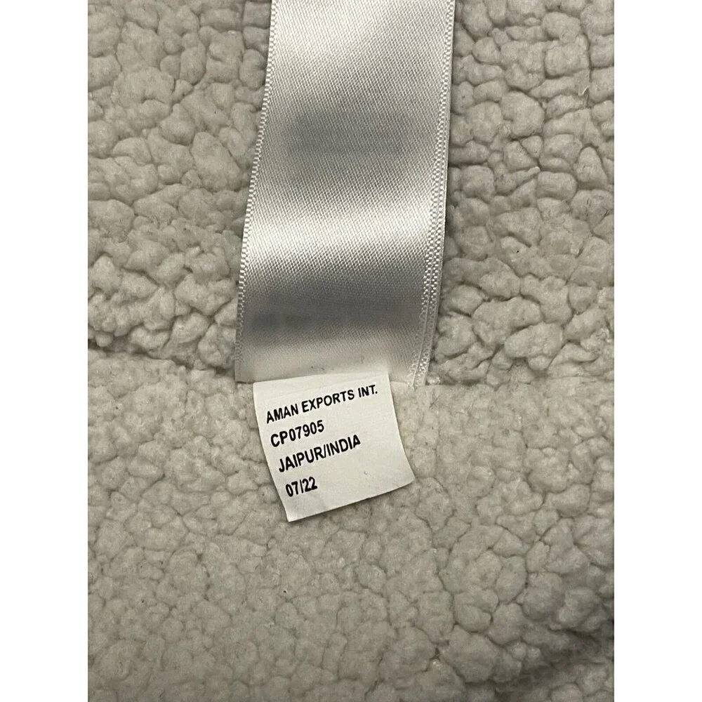 Tommy Bahama Kid's Medium 7-8 Years Gray Full Zip Sweatshirt Faux Fur Lined